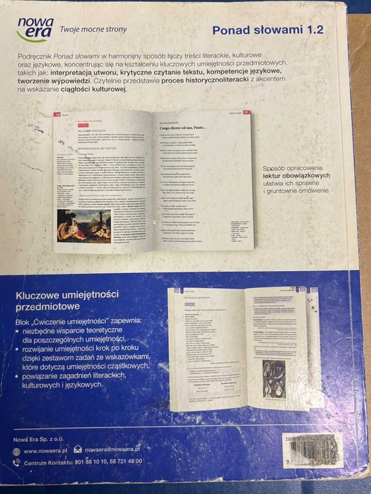 "Ponad słowami", Klasa 1, zakres podstawowy, część 2, Nowa Era