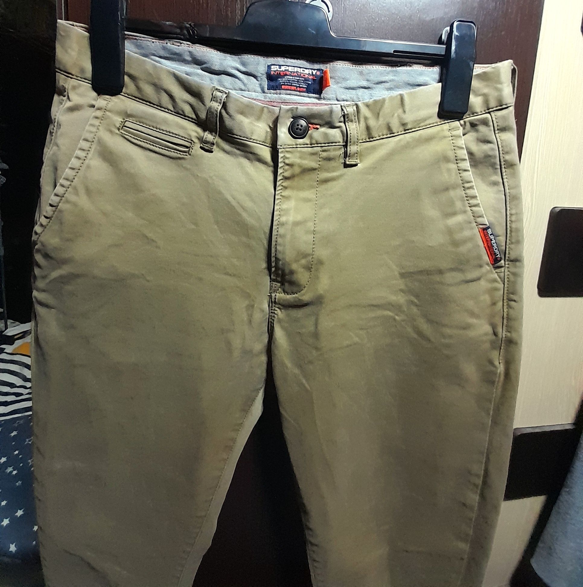 Superdry мужские стрейчевые джинсы скинни.