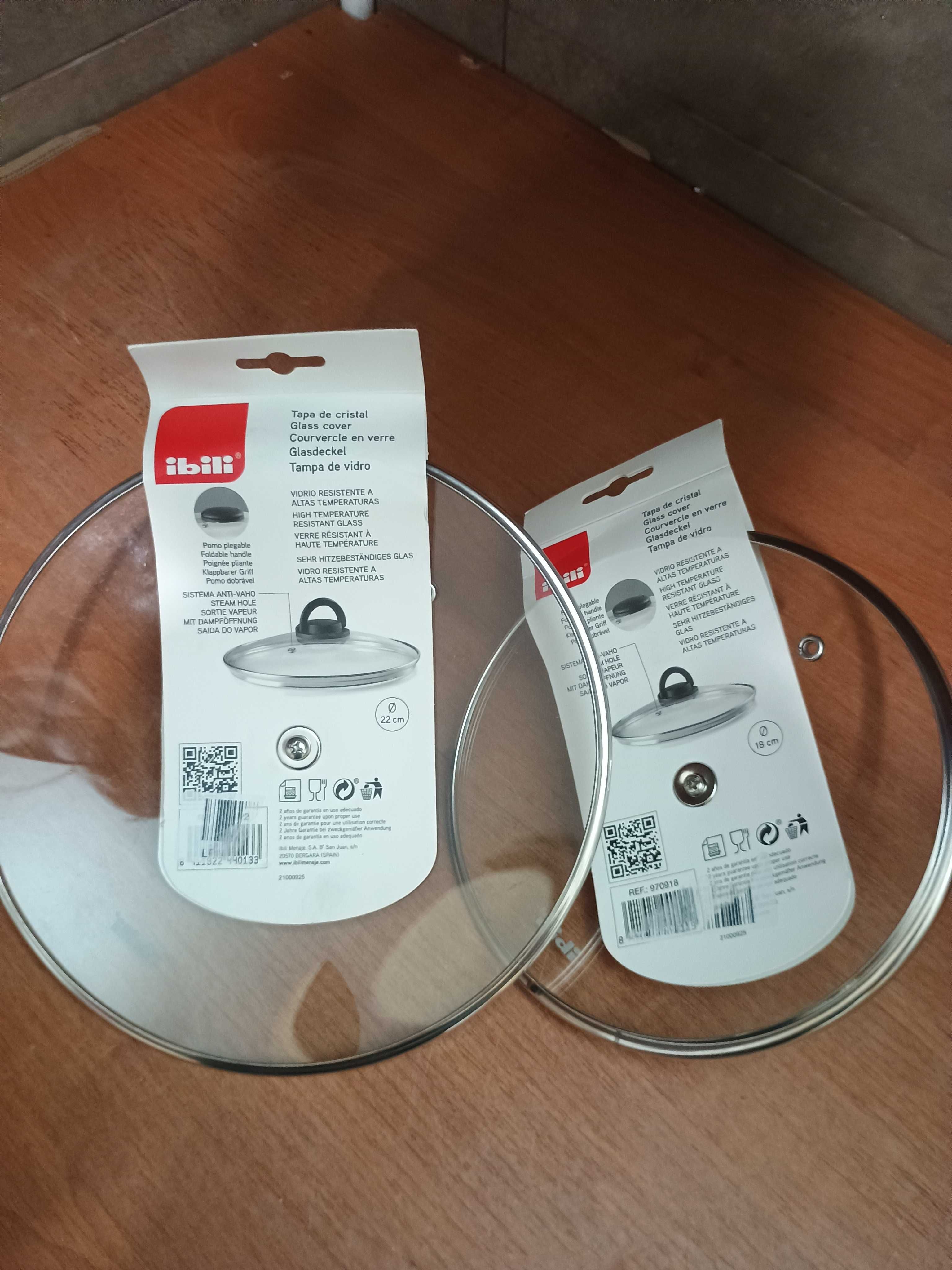 IBILI pokrywki do garnków 18,22 CM