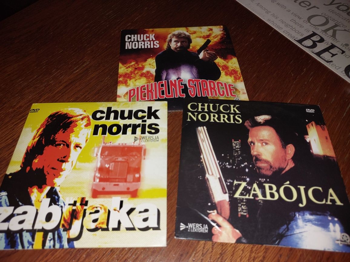 DVD Film Zabijaka Noris Chuck Norris Zabójca Piekielne starcie 3szt=28