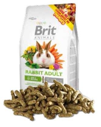 Niskokaloryczna karma z witaminami dla dorosłych królików Brit 300g