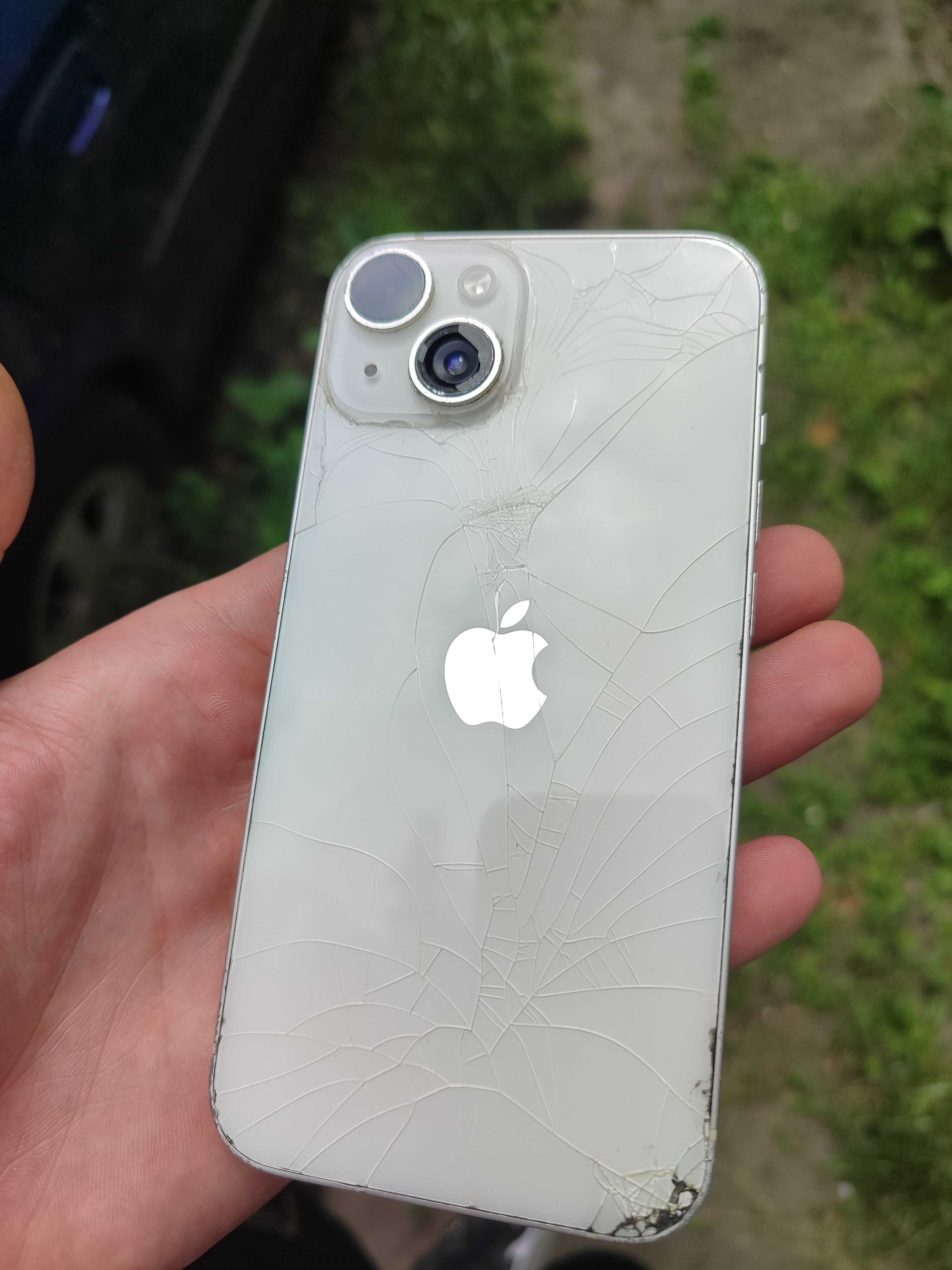 Iphone 14 , 128. White не заряжается нету face id побитий