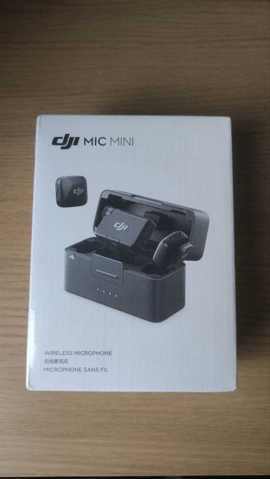 Новий Dji Mic Mini 2tx+1rx+case мікрофон радіосистема петлічка