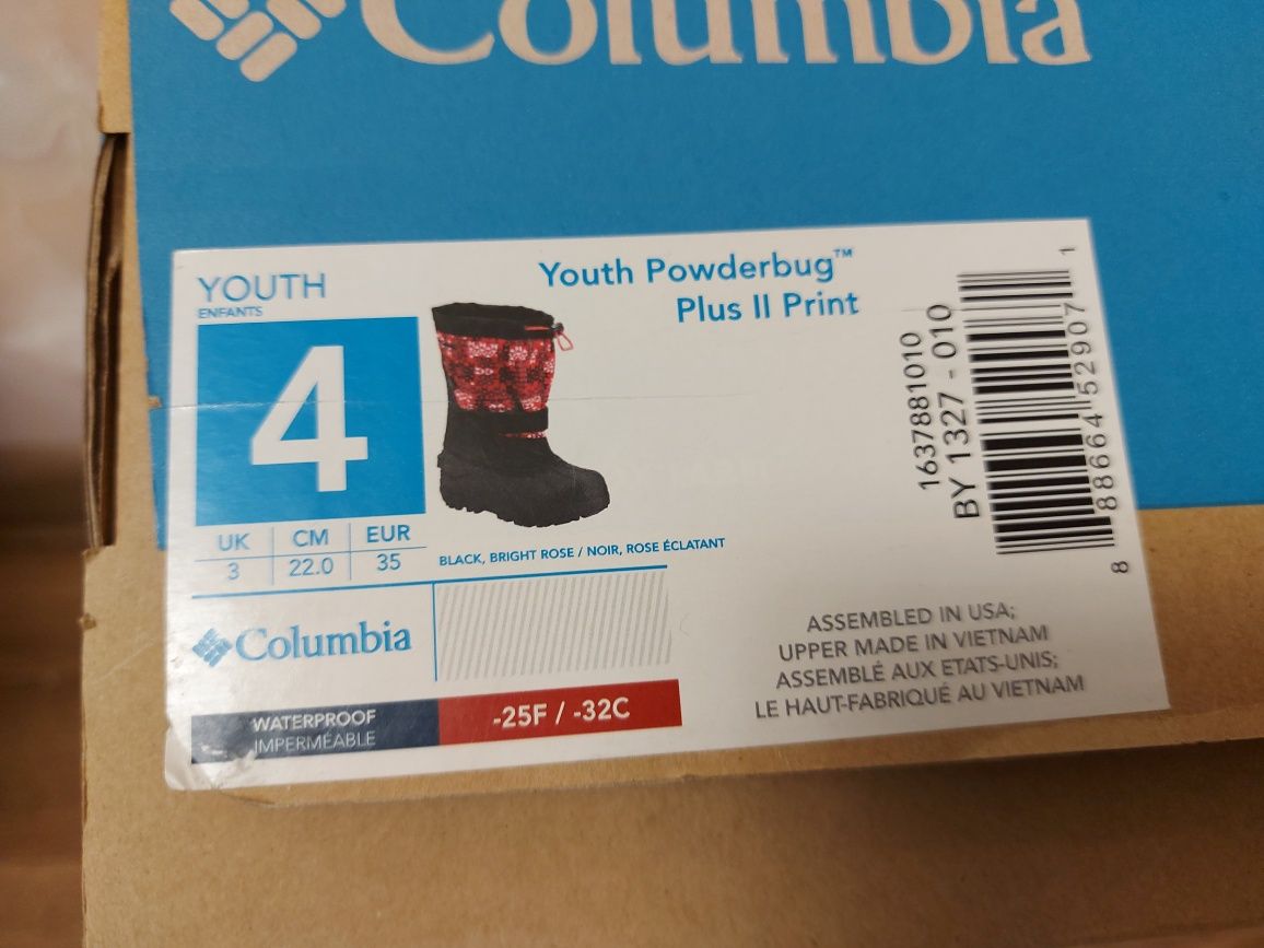 Сапоги зимние Columbia