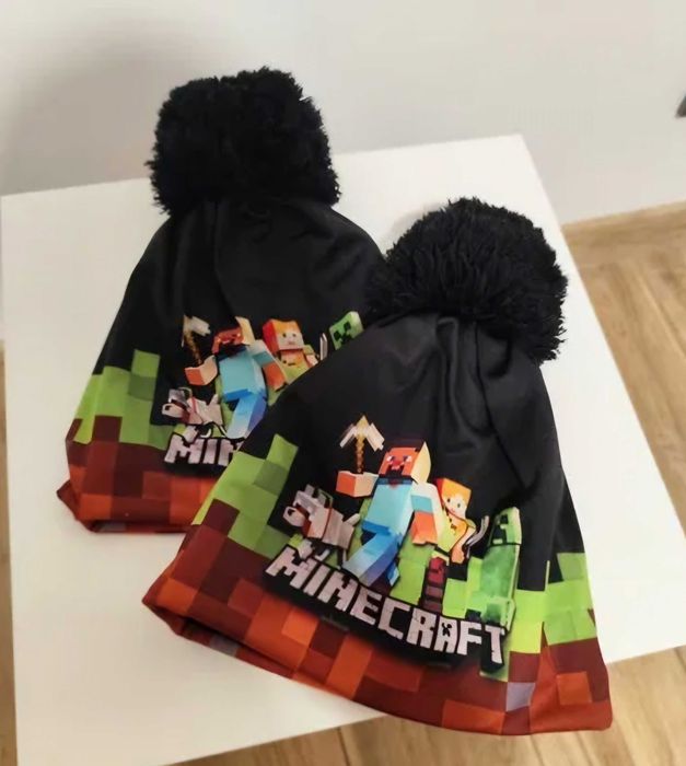 Czapka minecarft 5-7 lat