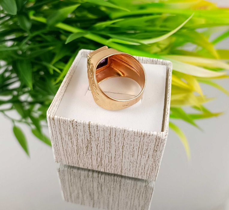 Złoty sygnet 12,22g 585