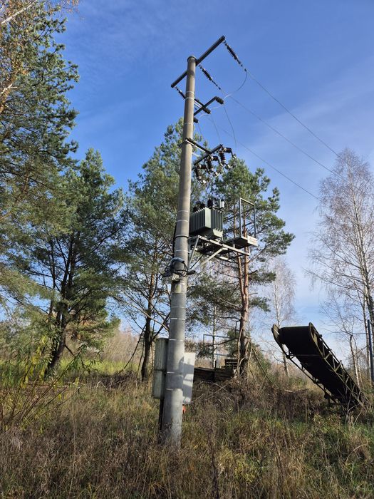 Trafo stacja 2 słupy