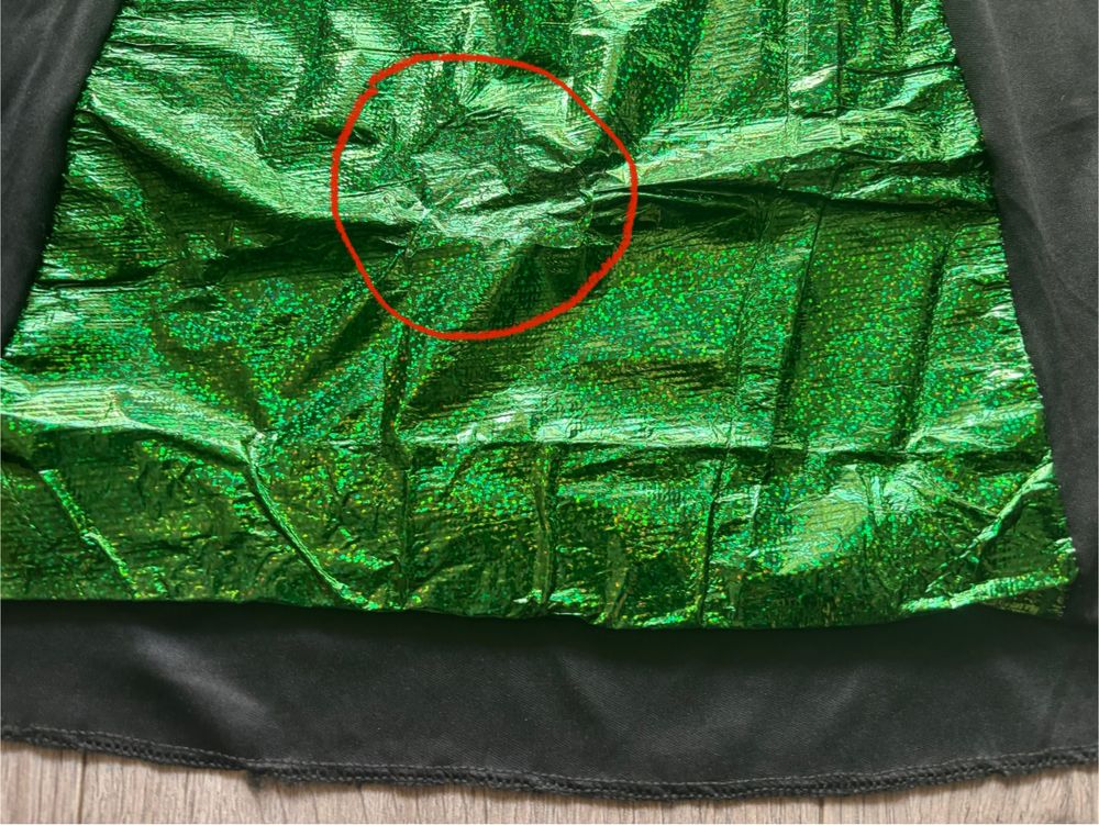 Strój kostium kosmita alien ufo obcy rozmiar 158