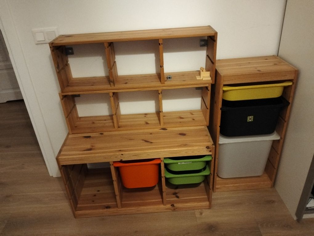 Meble Trofast, łóżko Kura IKEA