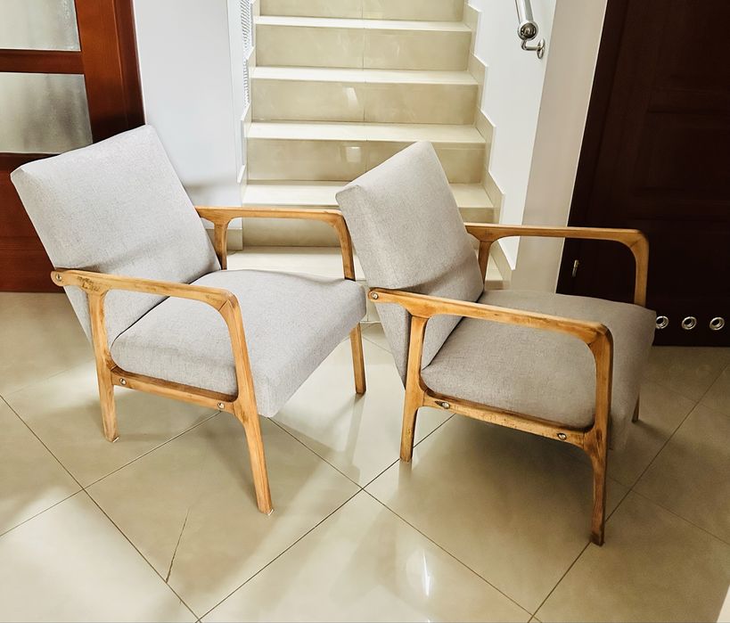 Fotele prl, vintage typ 04-B