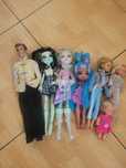 Zestaw lalek barbie/monster high