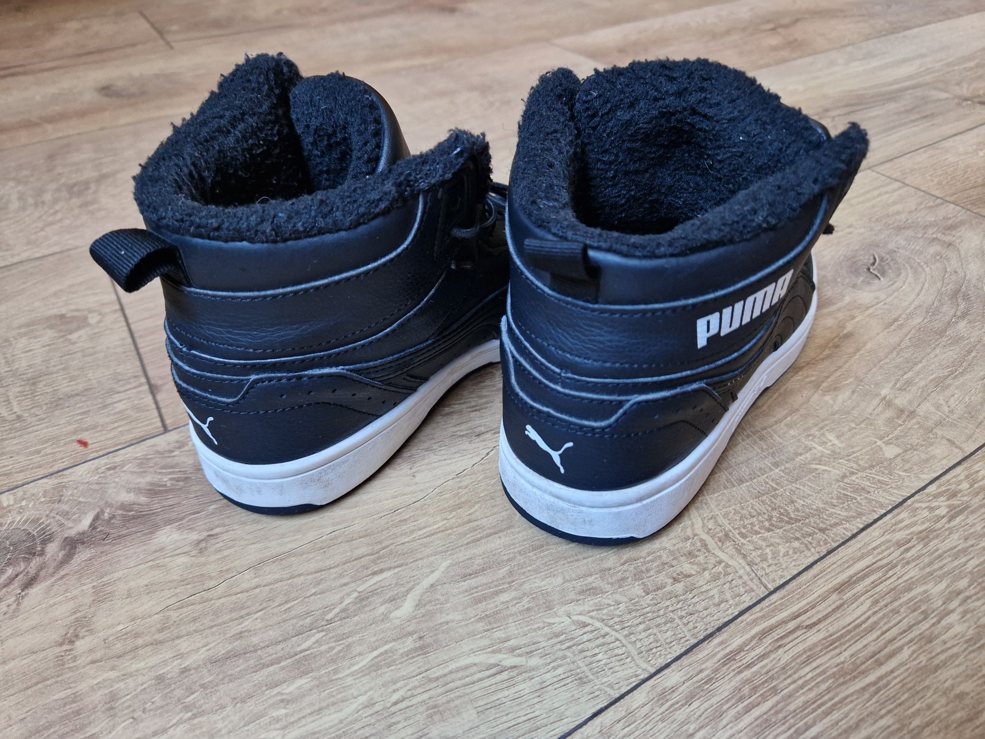 Buty puma roz. 36 wysokie za kostkę czarne