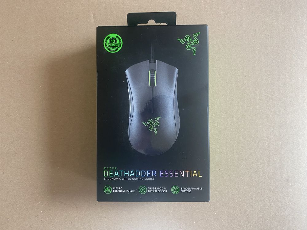 Nowa Przewodowa optyczna mysz gamingowa Razer DeathAdder Essential