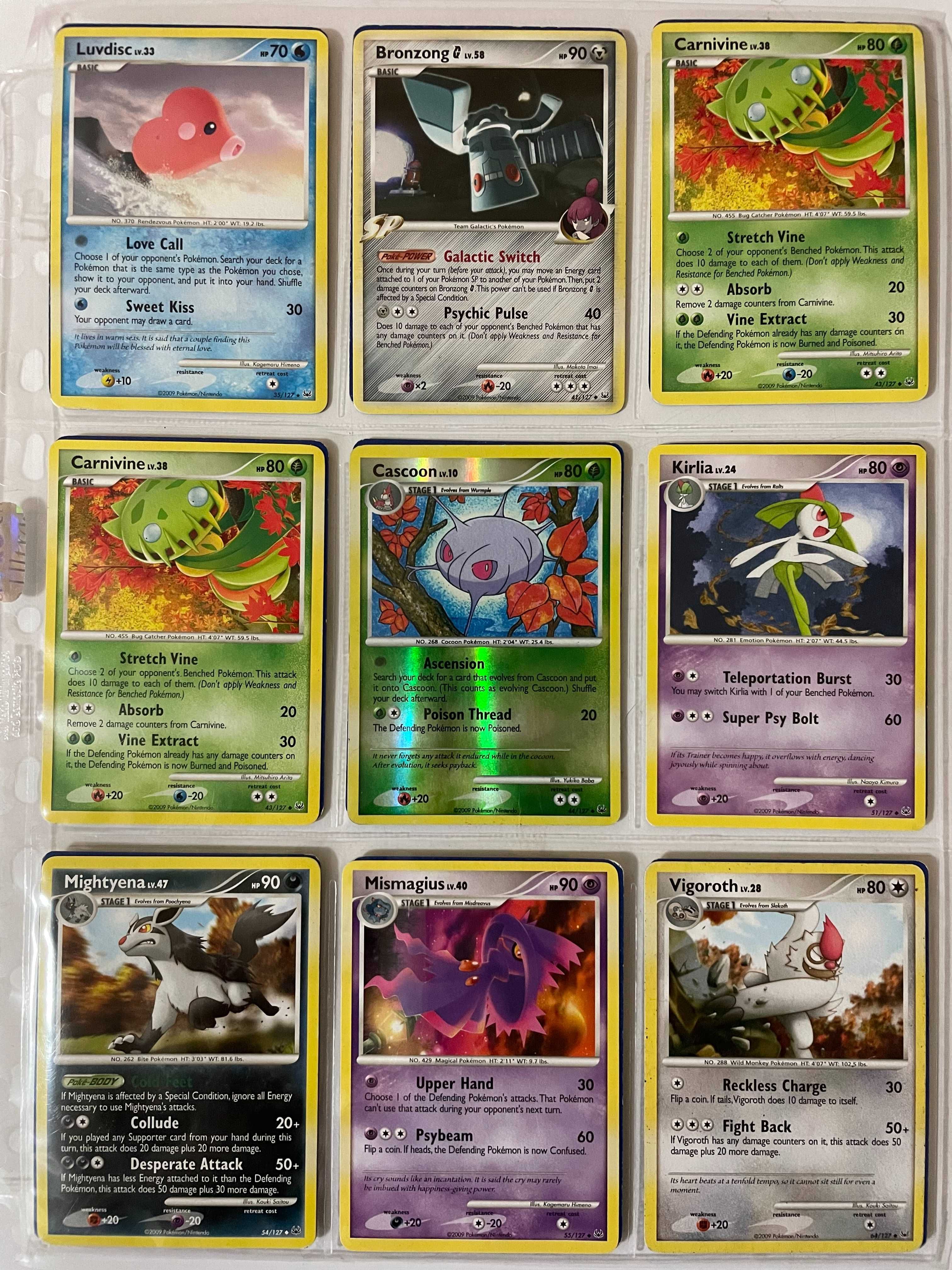 Cartas Pokémon Ex's Platinum, Mysterious Treasures