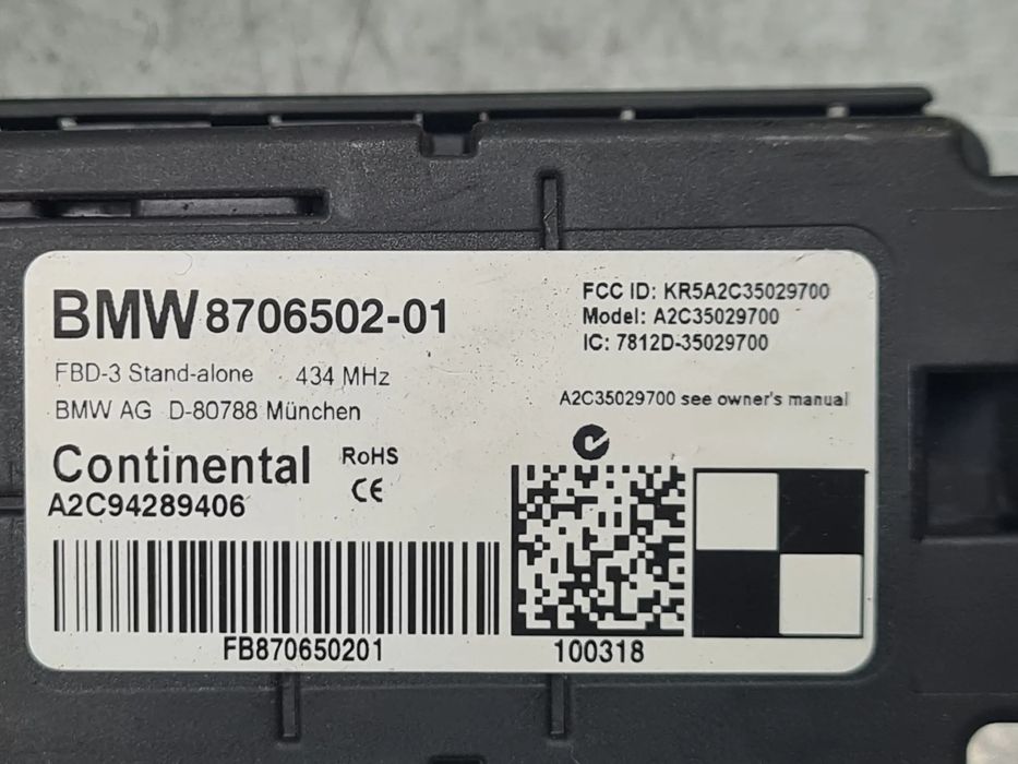 Módulo confort BMW X1 (F48)