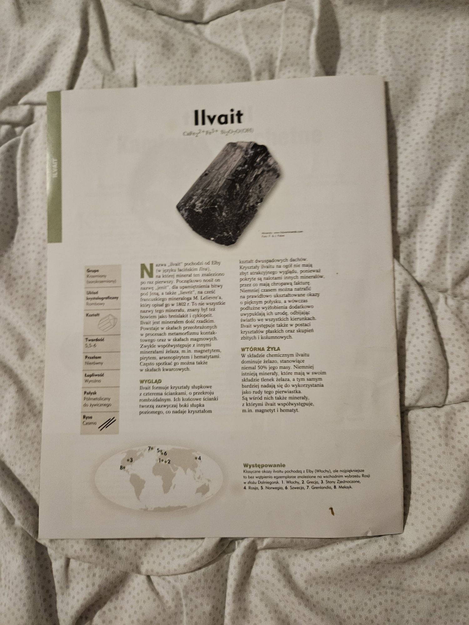 Gazetka National Geographic Minerały