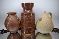 Stara ceramika wazony Eckardt & Engler Narvik Brockmann Design Vintage