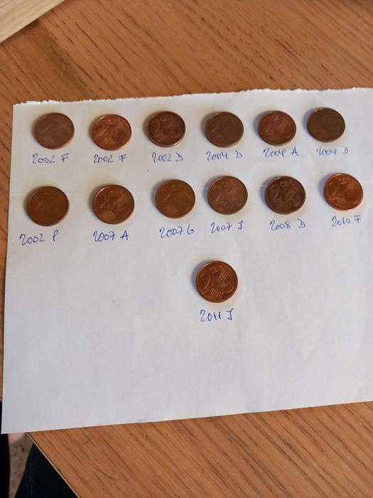 Moedas de 2 cent