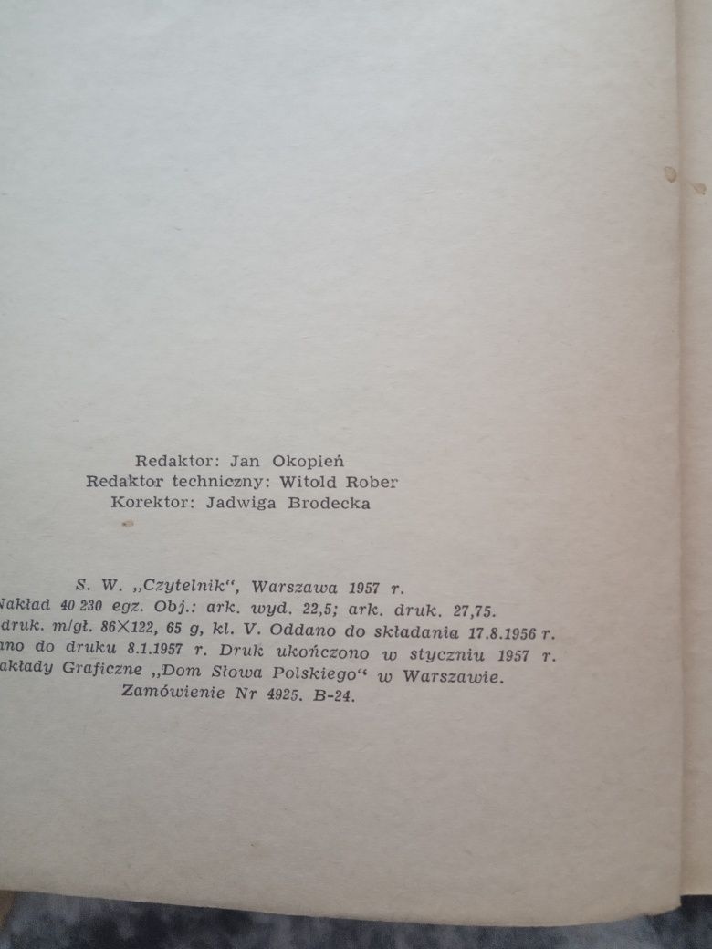 Archiwalna książka Złote Jabłko - Józef Ignacy Kraszewski z 1957 r.