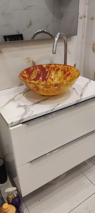 Szafka pod zlew z dwoma szufladami