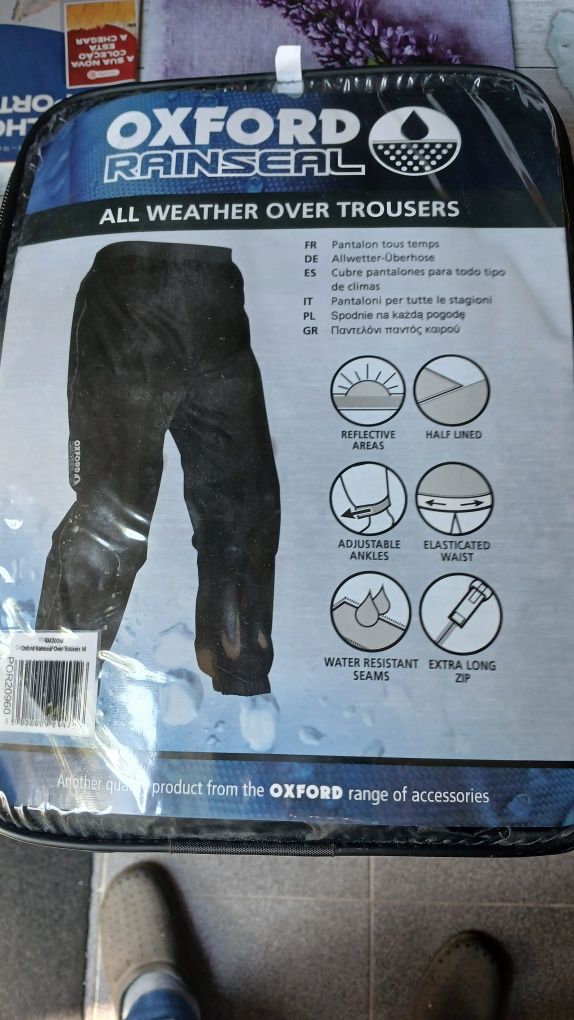 Calças oxford para moto