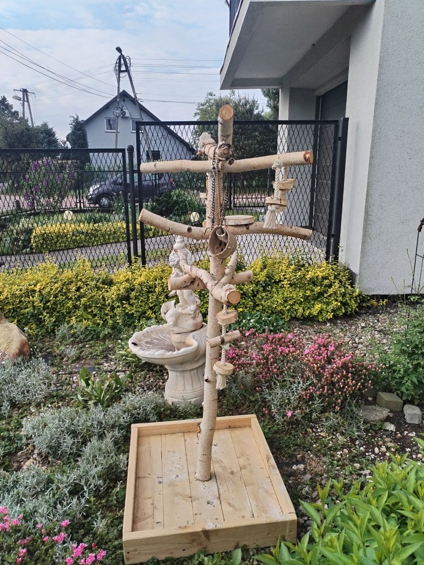 Stojak plac zabaw dla papug