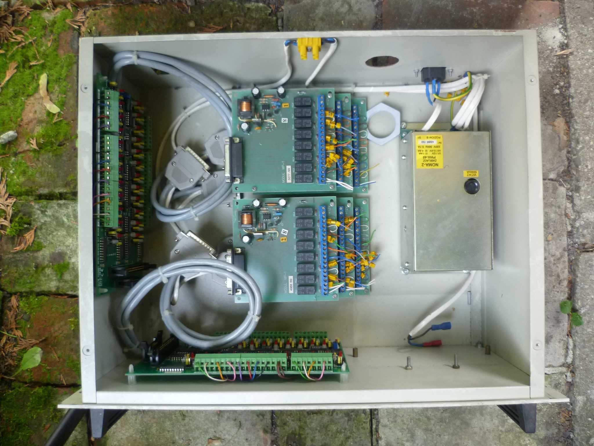 Komputer przemysłowy. Noma 2. Retrokomputer. System przeciwpożarowy.