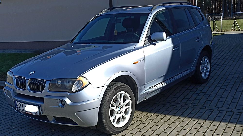 BMW X3 e53 3.0D M57 Automat Progi Czarny Sufit LED HAK