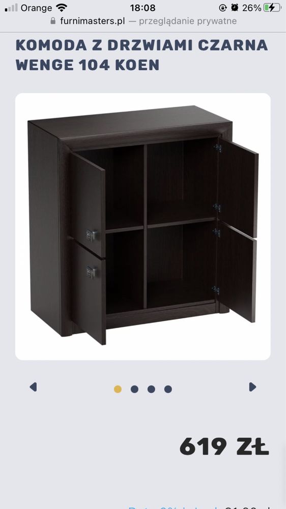Komplet mebli do salonu brw KOEN