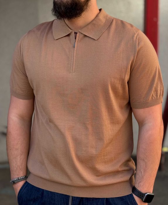 Мужское брендовое поло LP, Zegna | Мужской трикотаж