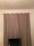 Cortinados em tom beje