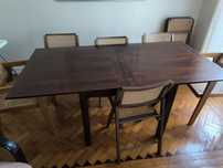 Mesa de jantar extensível (quadrada/rectangular)