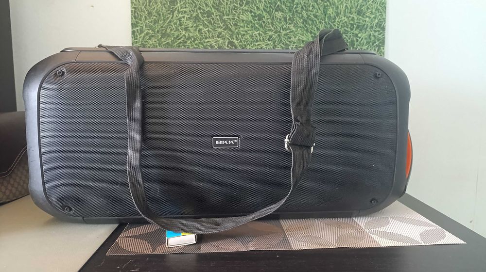 Bluetooth колонка акустика з LED підсвічуванням BKK Караоке  B65 |120w