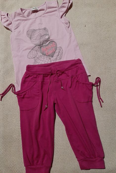 Zestaw ubranek dla dziewczynki roz. 134-140
