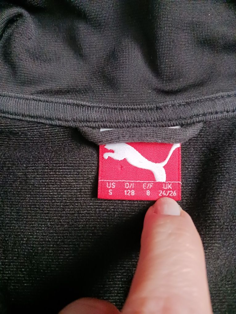 Bluza dresowa na zamek Puma rozm. 128