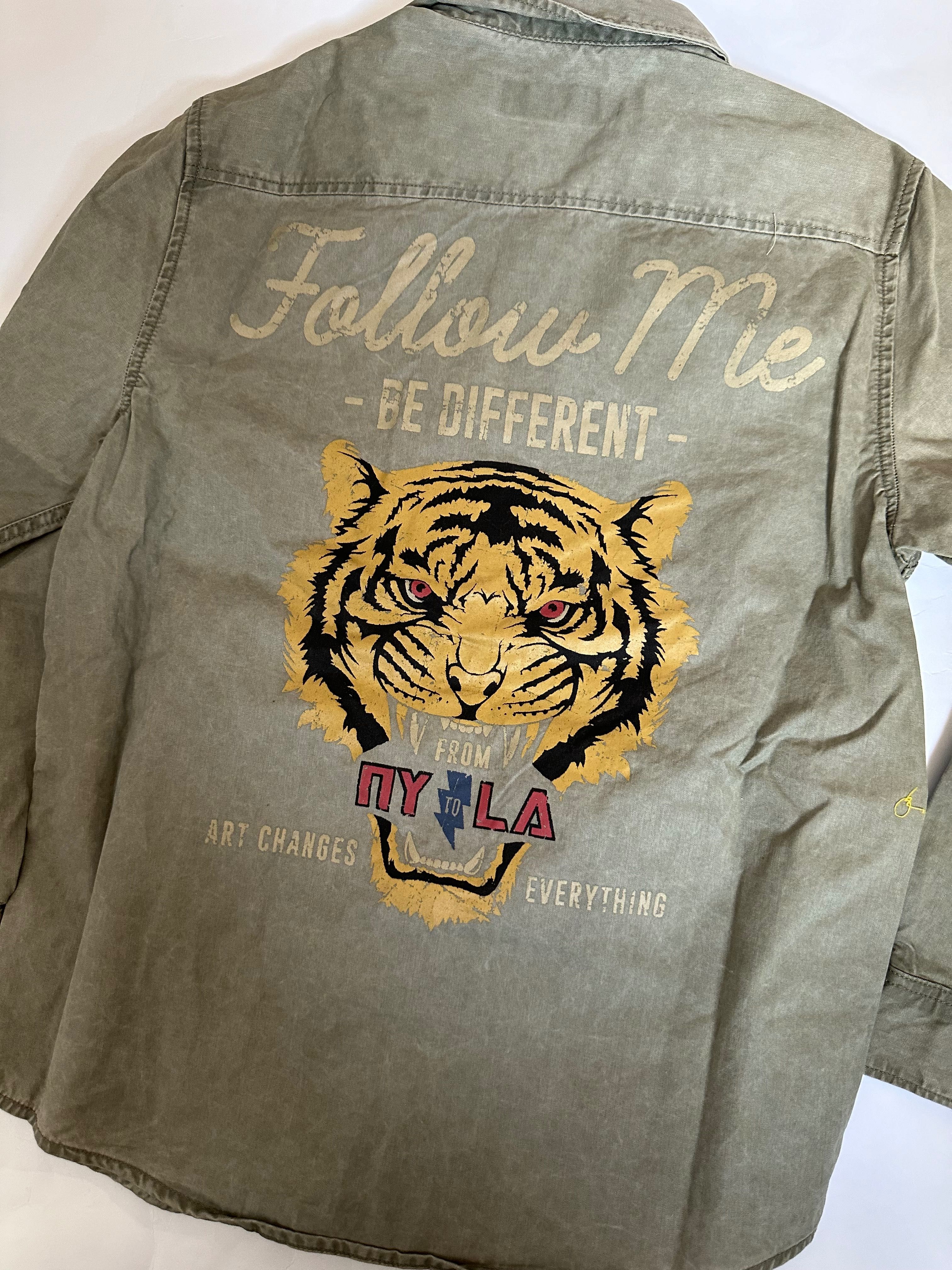 Zara koszula z tygrysem na 134