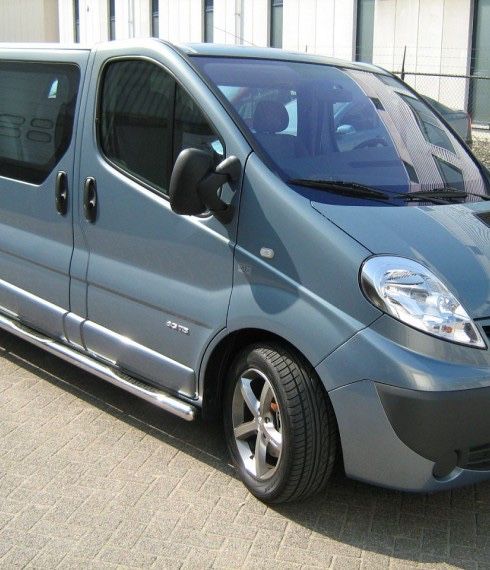 Пороги боковий захист підніжки площадки Renault Opel Vivaro 2001 -2025