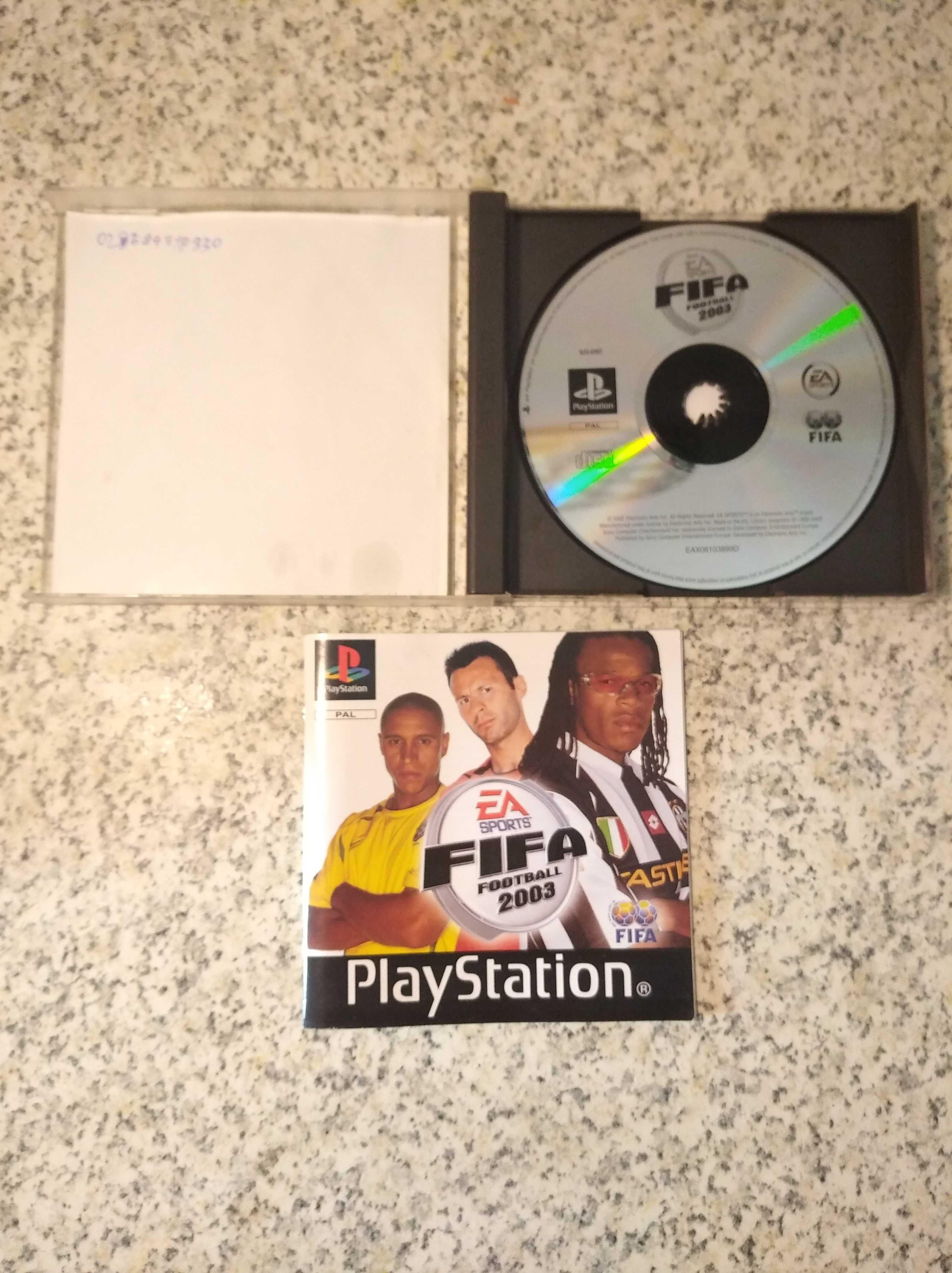 Jogo de Ps1  Fifa2003