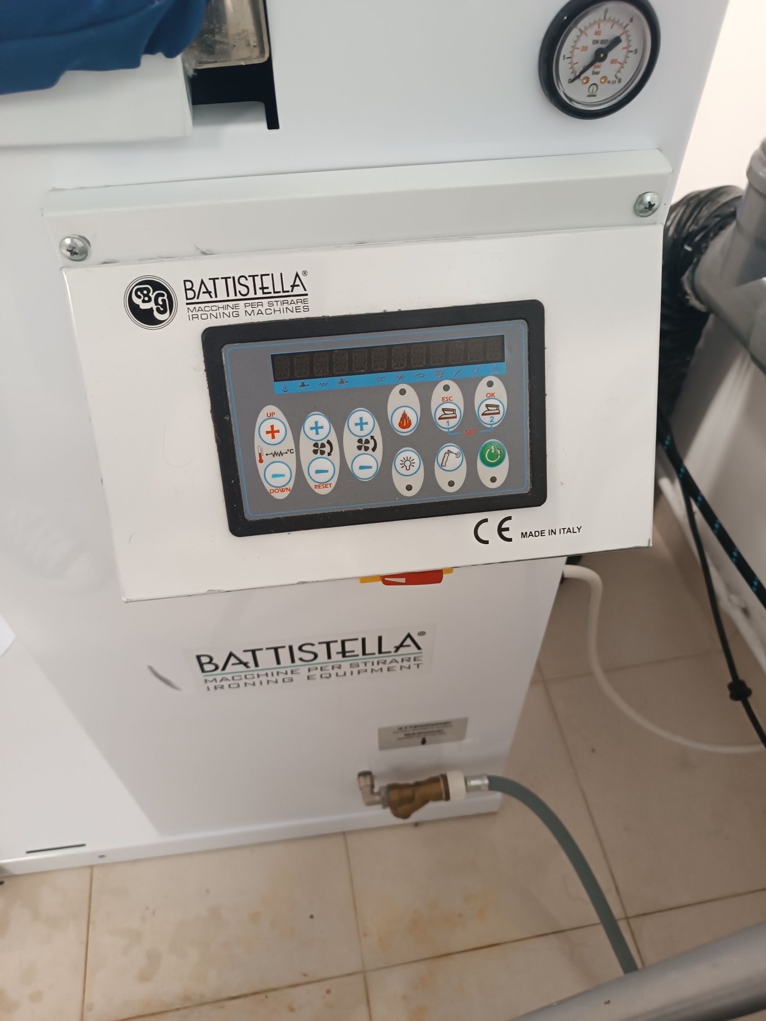 Máquina de engomar industrial