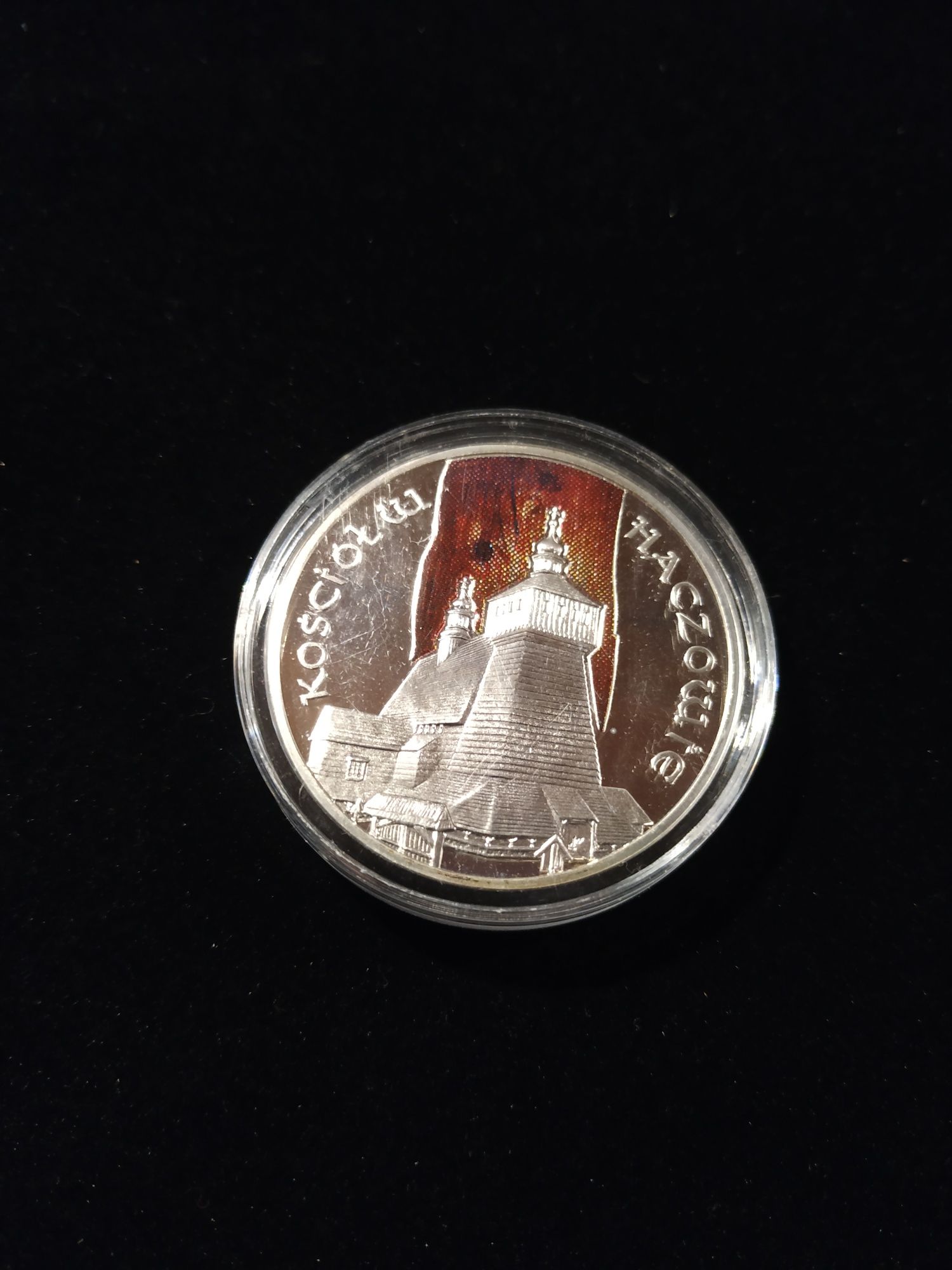 Moneta srebrna 20 zł Kościół w Haczowie.