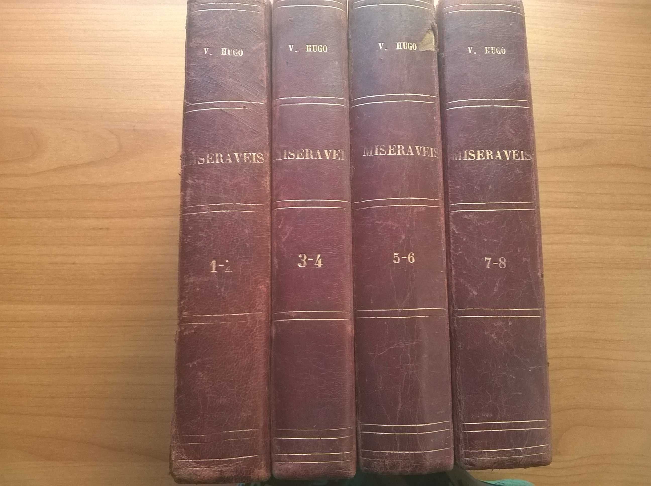 Os Miseráveis (4 vols duplos de 1913) - Victor Hugo