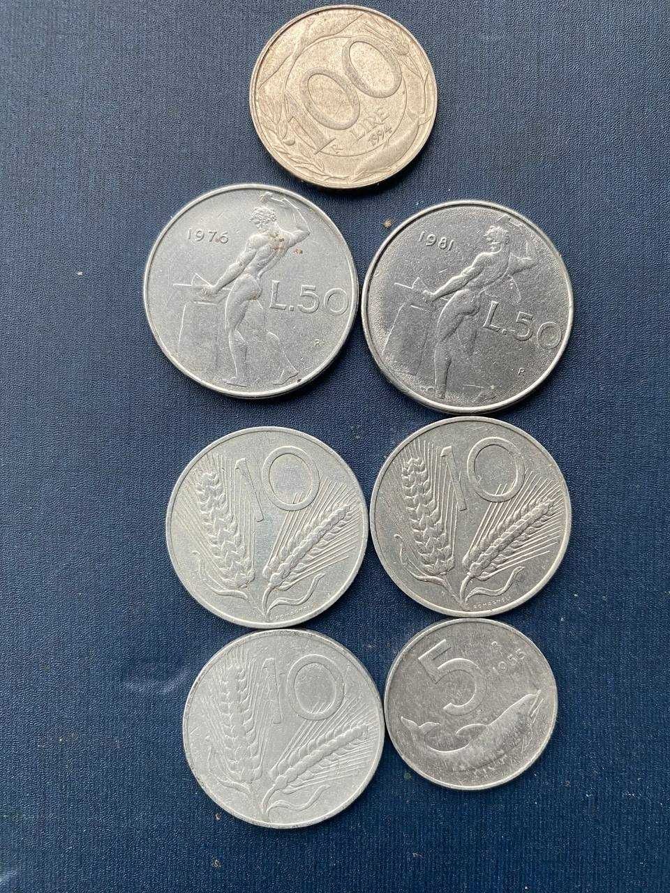 Набор монет Италии 1953-1980 гг.
