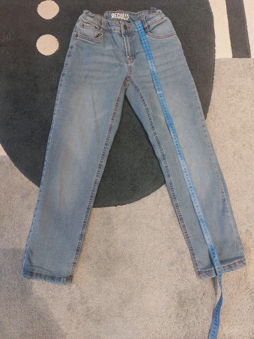 Spodnie jeansowe ocieplane 152