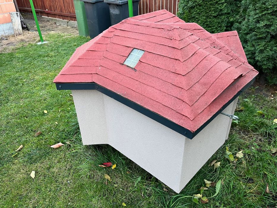 Nowa, ocieplana buda dla dużego psa – solidna, drewniana,