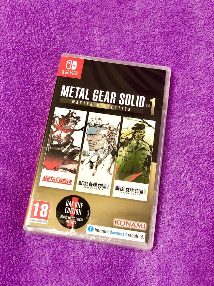 Metal Gear Solid vol. 1 Nintendo (NOVO)