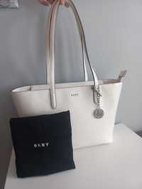 Torebka shopper marki DKNY skórzana