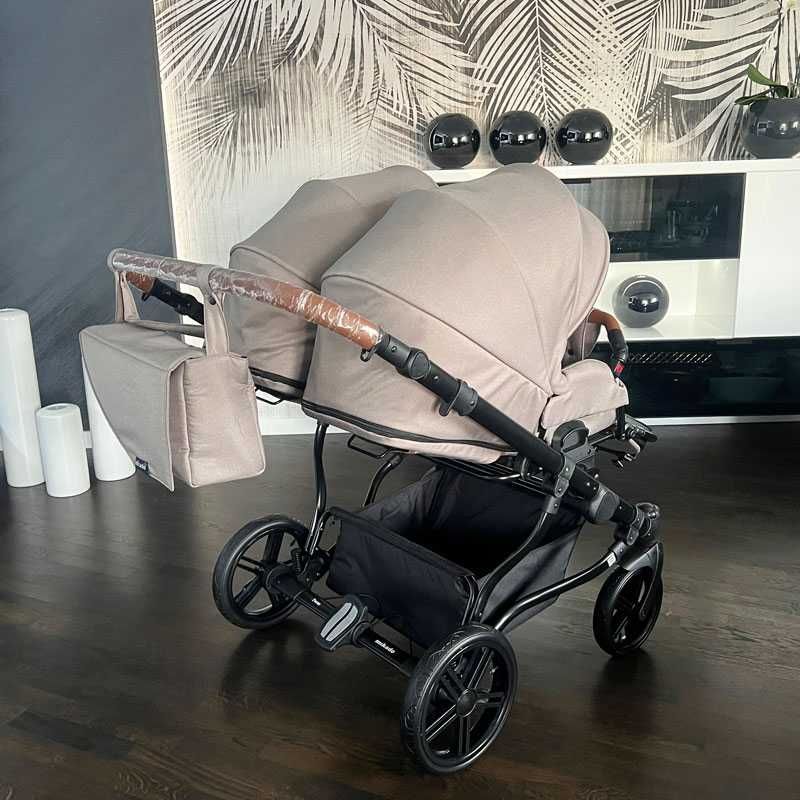 Wózek dla bliźniaków 2w1 nowy | Adbor Duo Lux