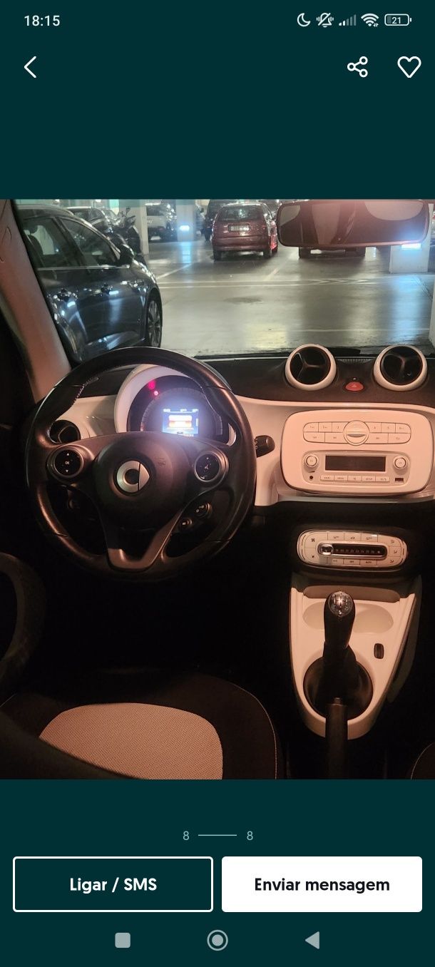 Smart Fortwo só 67.000 km impecável