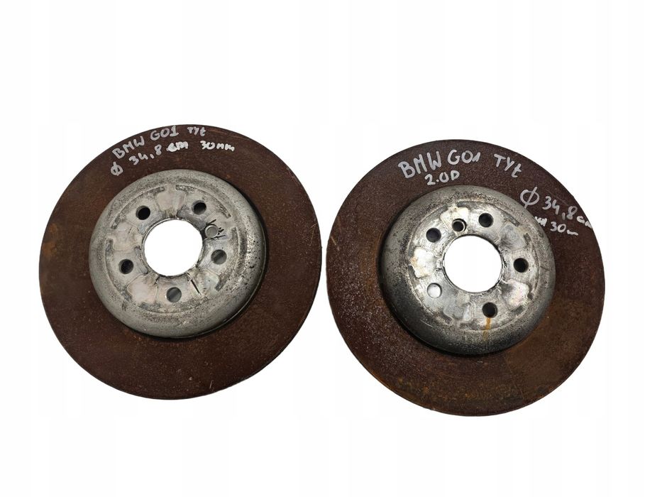 BMW X3 G01 Tarcze Hamulcowe przód 348X30 MM Komplet 2.0 D 2020 R