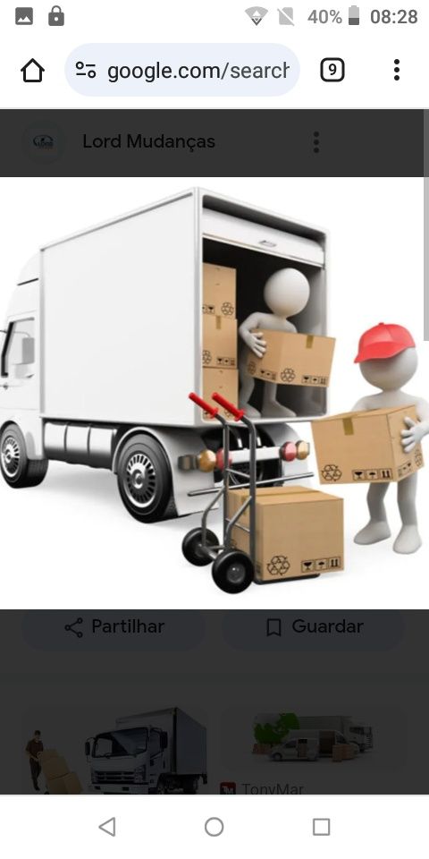 MUDANÇAS e transportes JÁ TÓ